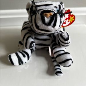 Ty Beanie Baby Blizzard the White Tiger